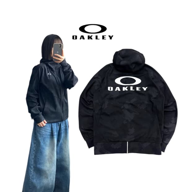 오클리 카모 풀오버 테크 후드집업