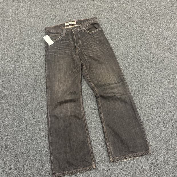 리바이스 567 흑청 데님 판매