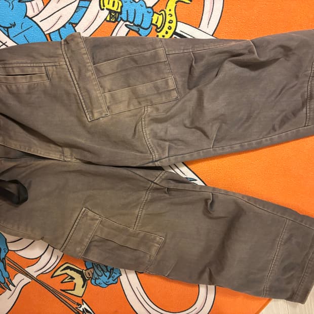 해칭룸 밀팬츠 워시드 블랙