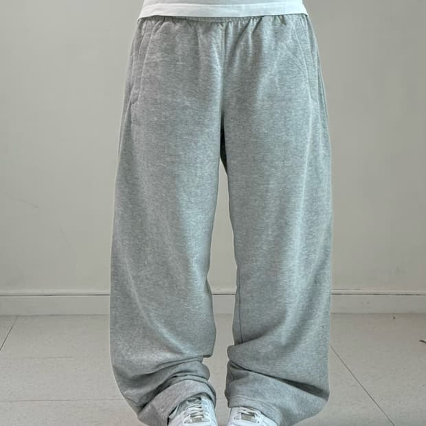 아디다스 그레이 스웻팬츠