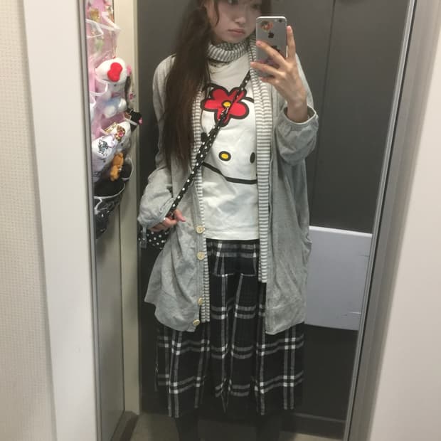 헬로키티 데일리 너드 니혼진 모리 코디세트