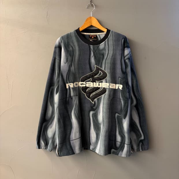 로카웨어 90's 오버사이즈 플라즈마 맨투맨 (XXL)
