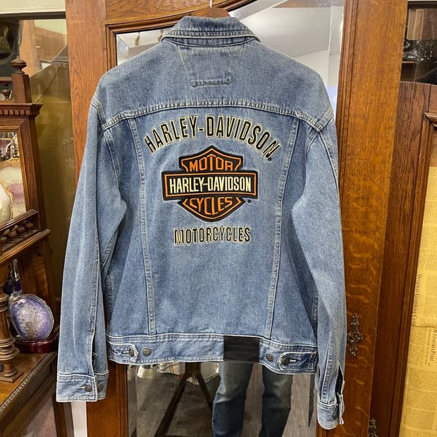 Harley davidson denim trucker