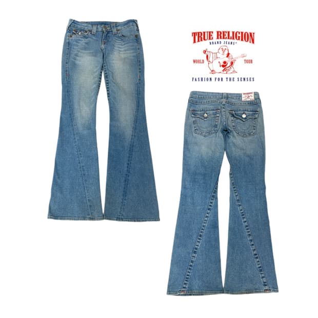 트루릴리전 Y2K 조이 부츠컷 데님팬츠