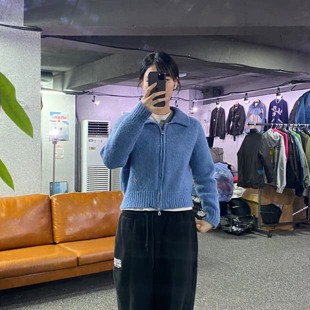 마리떼프랑소와저버 울 니트 집업 B3229