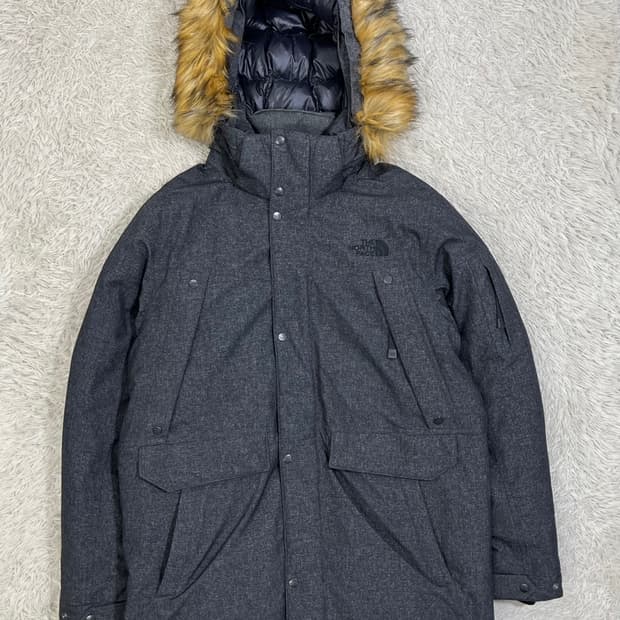 노스페이스 구스다운 하프 패딩/#2570