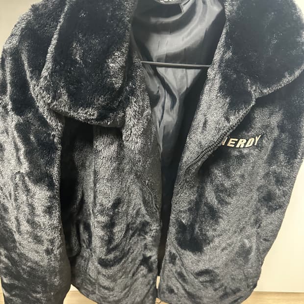 널디 검정색 플리스