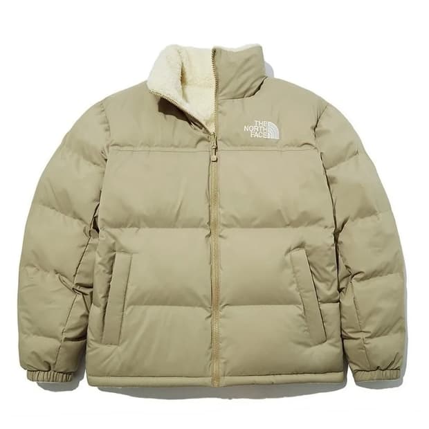 노스페이스 온볼 리버시블 패딩 s