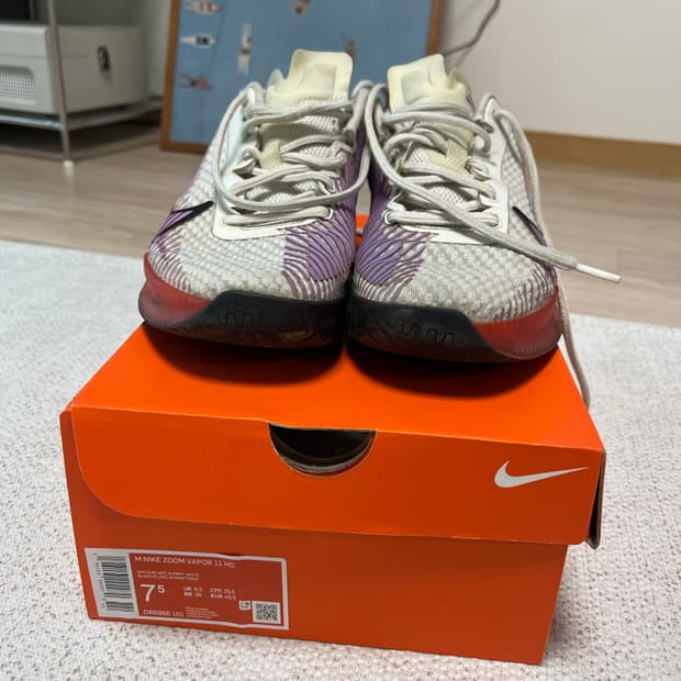 나이키 줌 베이퍼 11 HC 화이트 255(테니스)