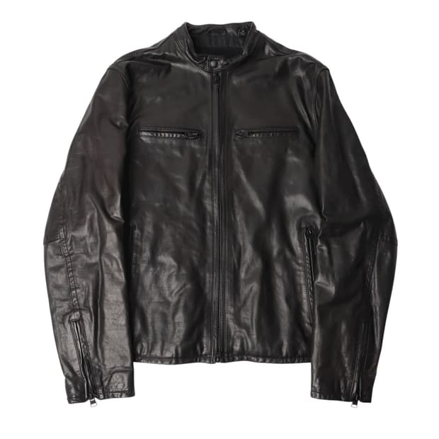 리바이스 카우레더 바이커 집 레더자켓