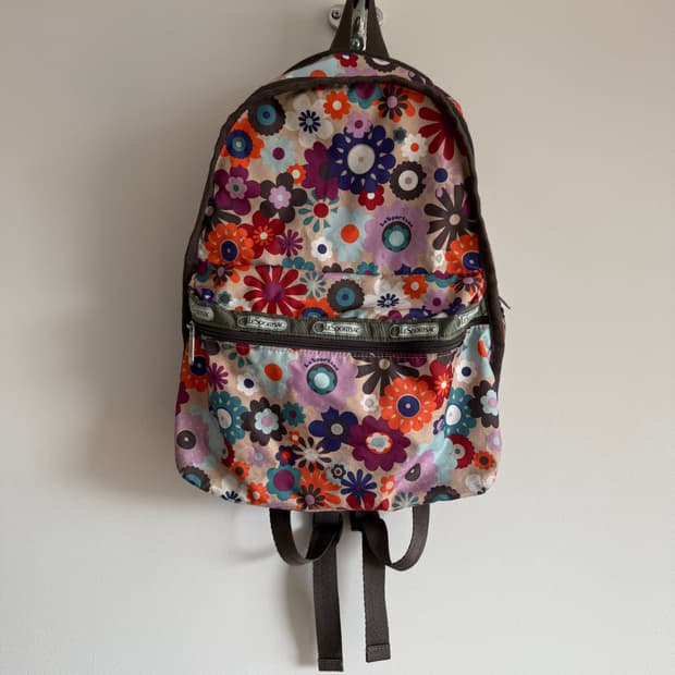 레스포삭(LeSportsac) 플라워 백팩