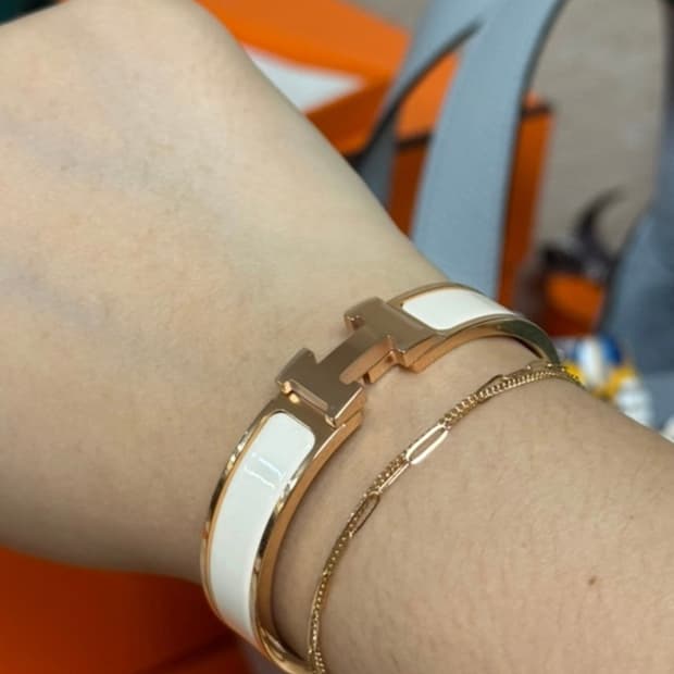 에르메스 클릭아슈pm 팔찌 정품S급(감정O)