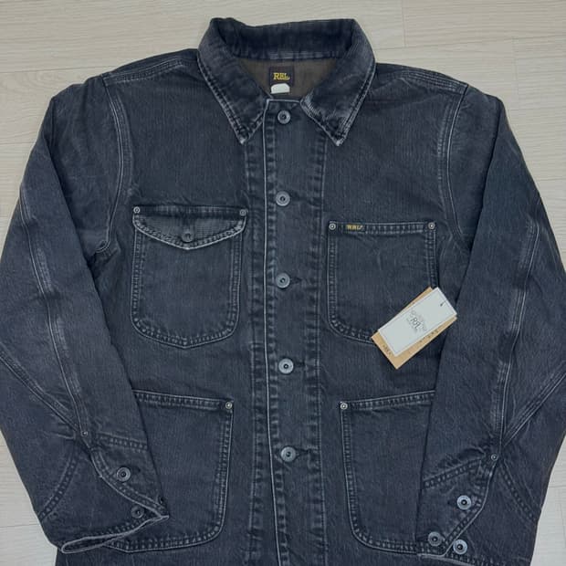 RRL 코듀로이 칼라 데님 자켓 S