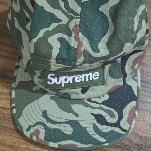 슈프림 유틸리티 카모 밀리터리 캠프캡 초레어 13SS