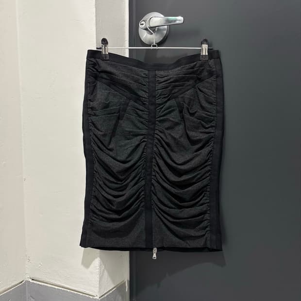 Dolce & Gabbana ruched fitted skirt
