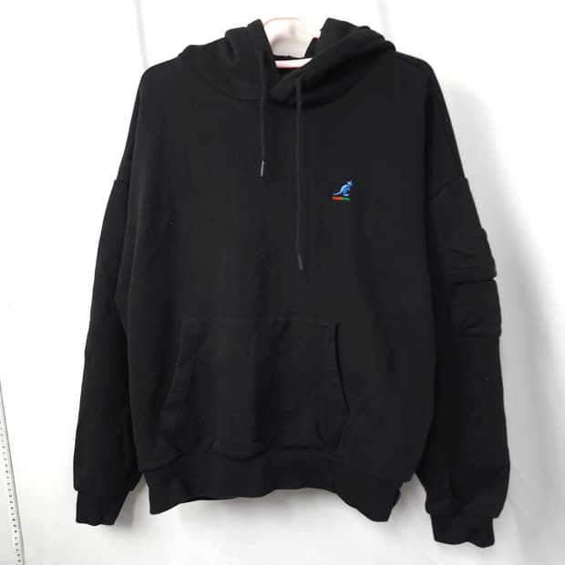 55[134] 캉골 후드티셔츠 블랙