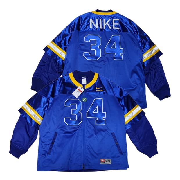 (새상품 US L) 나이키 엠부쉬 AMBUSH 자켓 딥로얄블루