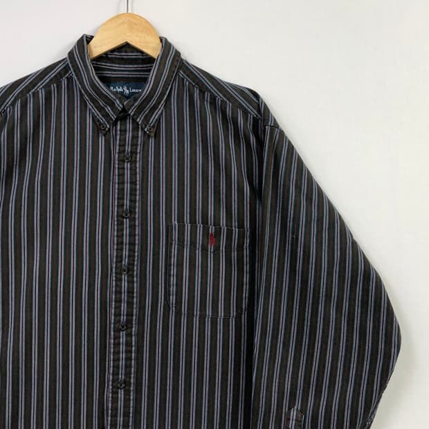 Xxl 폴로 스트라이프 코튼 셔츠
