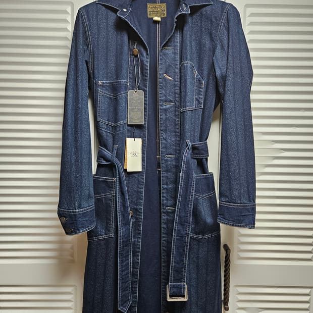 RRL 더블알엘 200피스 한정판 데님 샵코트 판매합니다.