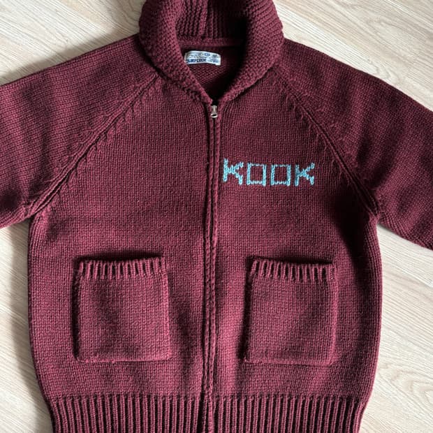 Surfcode(서프코드) 코위찬 가디건 버건디