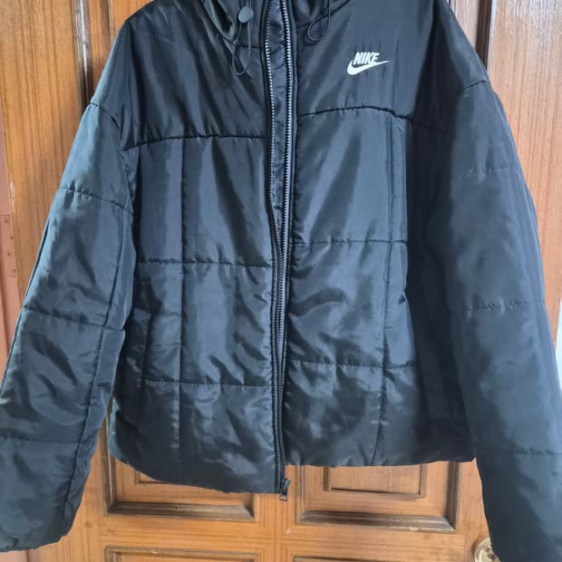 나이키 써마핏  THERMA-FIT 블랙 후드 패딩 L