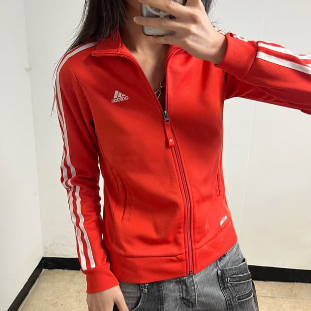 Adidas Red Track Jacket