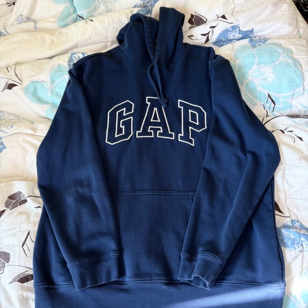 GAP 블루 후드티 XL