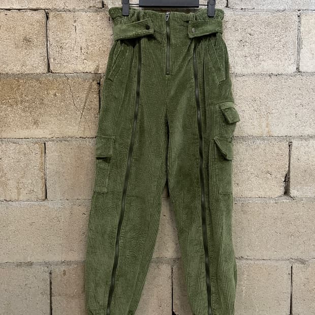 아디다스 x 아이비 파크 코듀로이 지퍼 팬츠