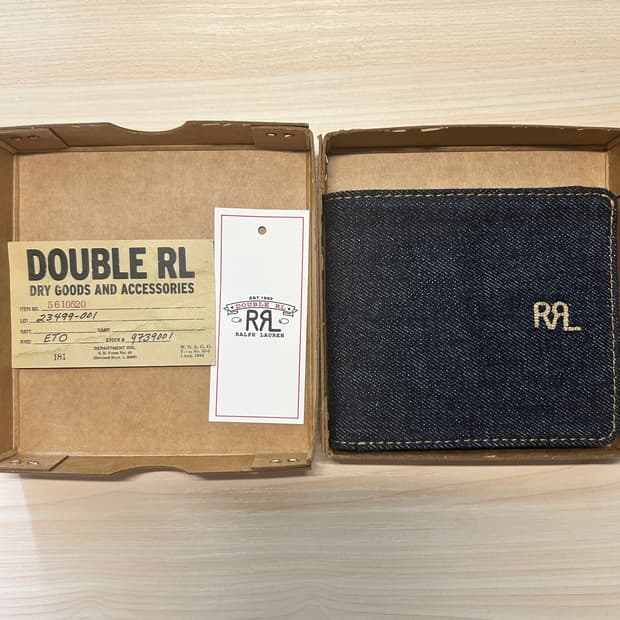 RRL 더블알엘 데님 반지갑