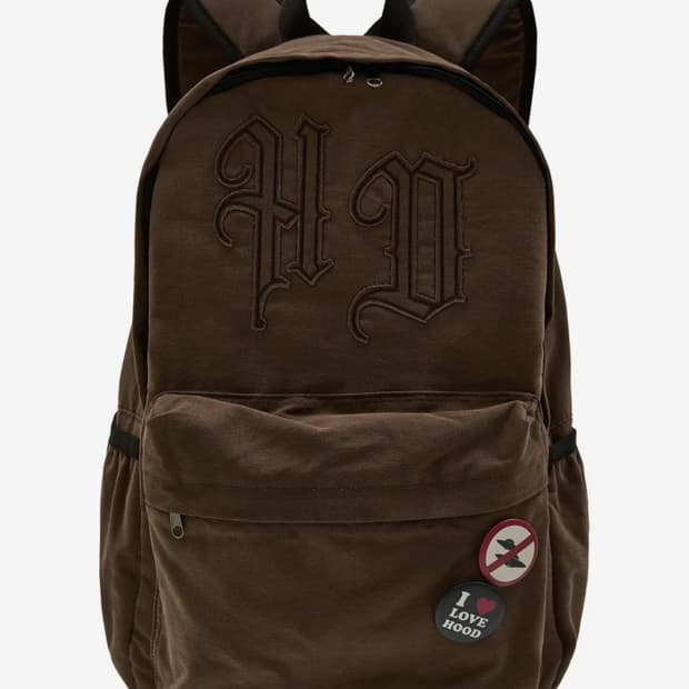 🤎후드후드 아플리케 백팩 브라운🤎