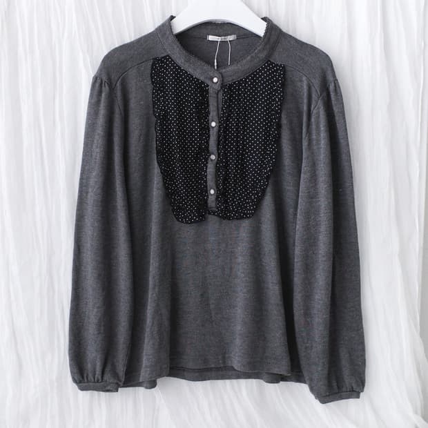 dot layered long sleeve