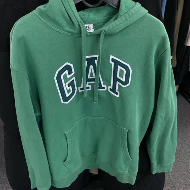 GAP 갭 후드 그린 S