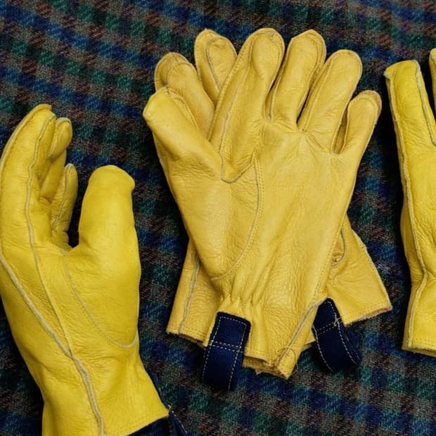 워크웨어무드 소가죽장갑 남자장갑