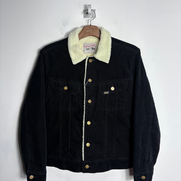 Lee 리 블랙 코듀로이 자켓