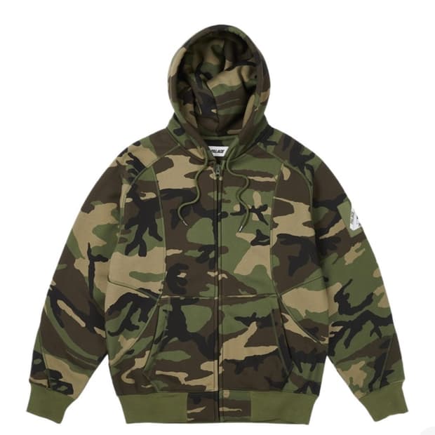 [M] 팔라스 본디드 쉐르파 집 후드 카모