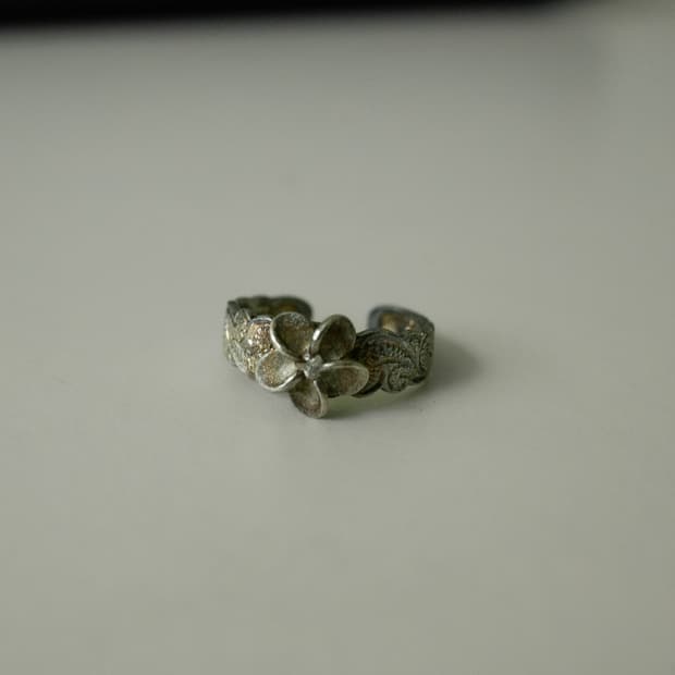 Japanese Vintage silver 925 flower ring