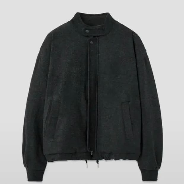 노운 해링턴 자켓 차콜 (1)