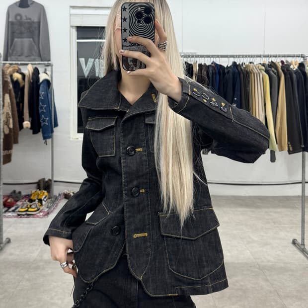 Impression 버튼업 데님 자켓