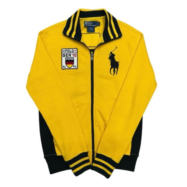 폴로 빅포니 독일 옐로우 코튼 면집업