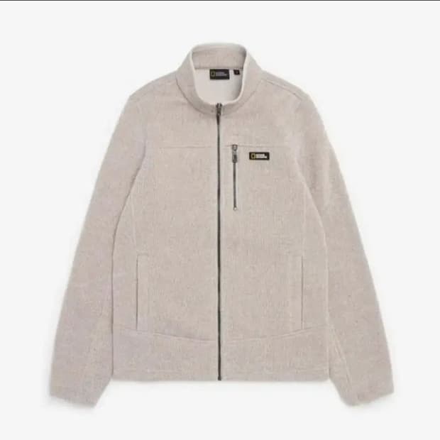 (95)내셔널지오그래픽 브레디니트 풀집업 플리스 자켓