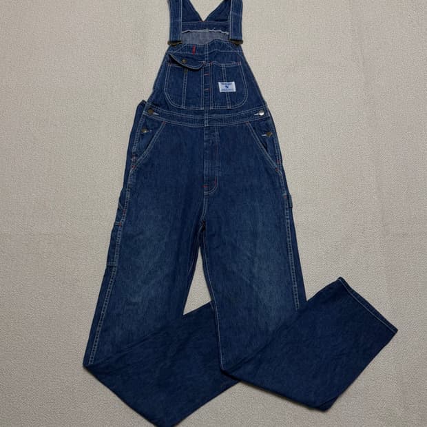 90s 랭글러 블루벨 데님 오버롤