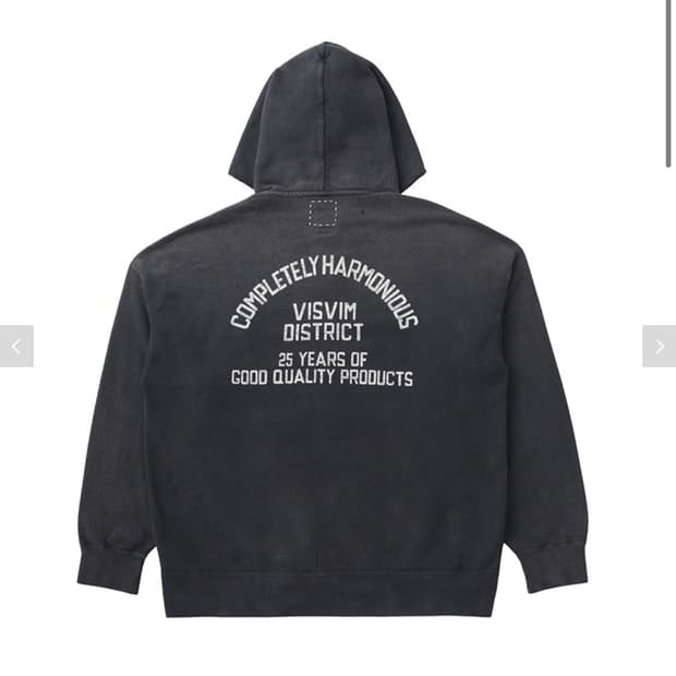 4) visvim JUMBO SB HOODIE F.Z. DISTRICT 
