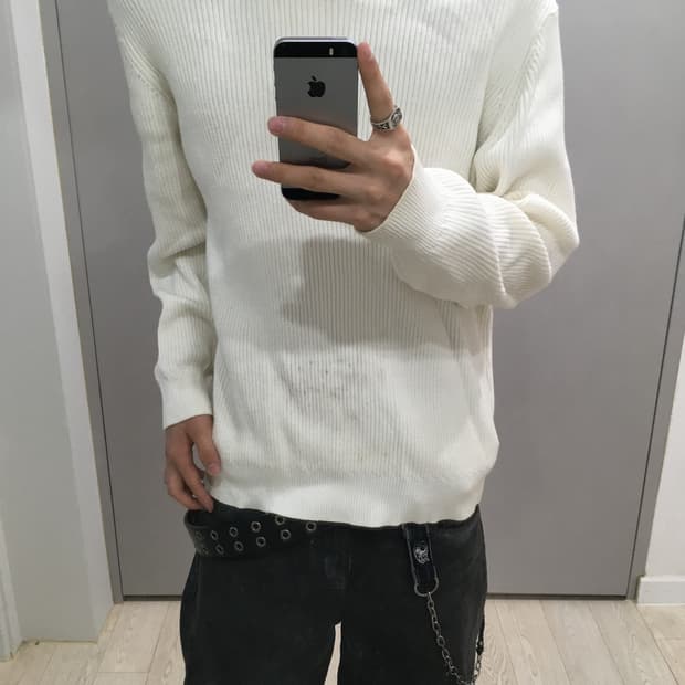 H&M 슬림핏 니트