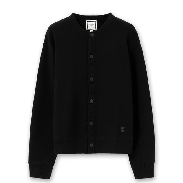 [구매] 우영미 / 25fw 블랙 헨리넥 가디건 46