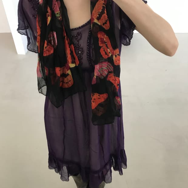 vintage pattern scarf