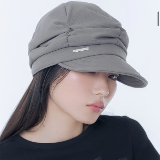 미세키서울 셔링 캡 Pleats shirring cap GREY/ 정가 
