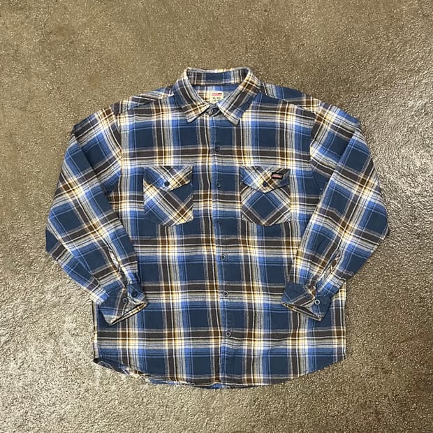 디키즈 플란넬 체크 셔츠 (105)