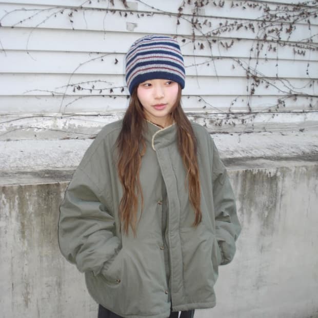 아워캐비넷 dumble warm safari 점퍼 덤블 웜 사파리 자켓