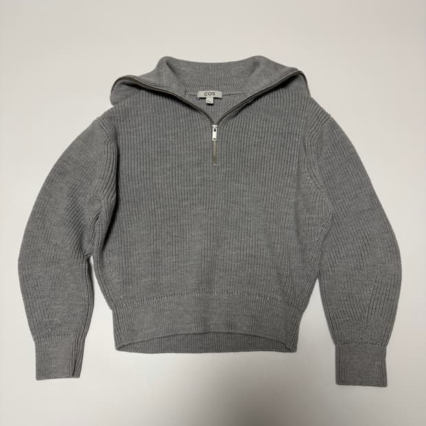 Cos 하프 집업 자켓