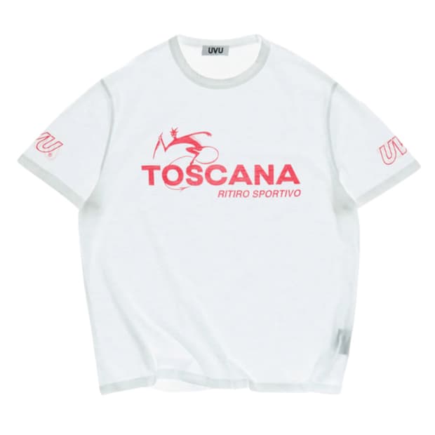 uvu / TOSCANA T-SHIRT 토스카나 티셔츠 화이트